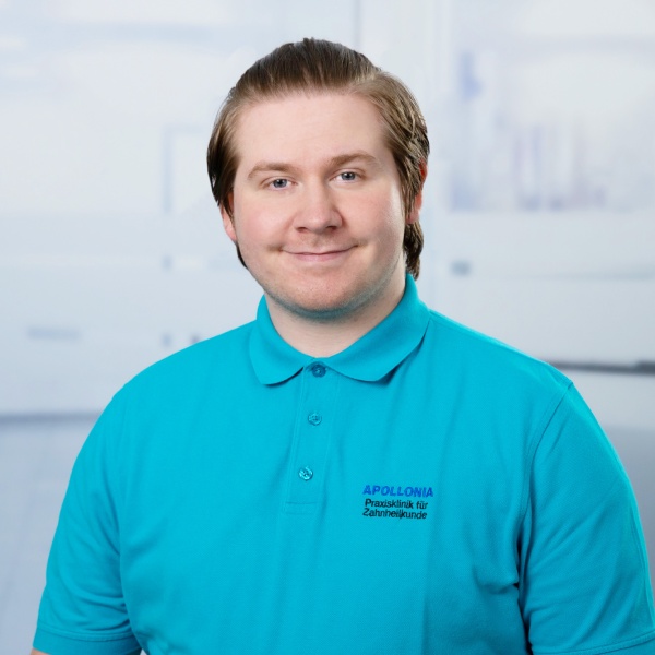 Auszubildender ZFA Joel Bolduan